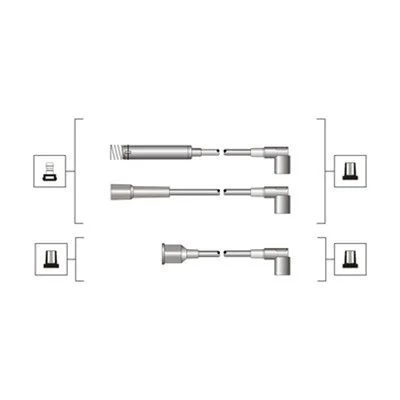 Conjunto de cabos de ignição MAGNETI MARELLI 941319170110