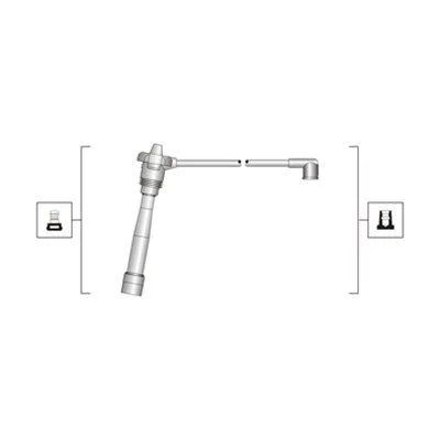 Conjunto de cabos de ignição MAGNETI MARELLI 941319170115